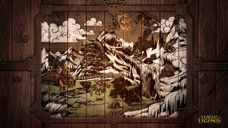 Mountainous Battle Scene