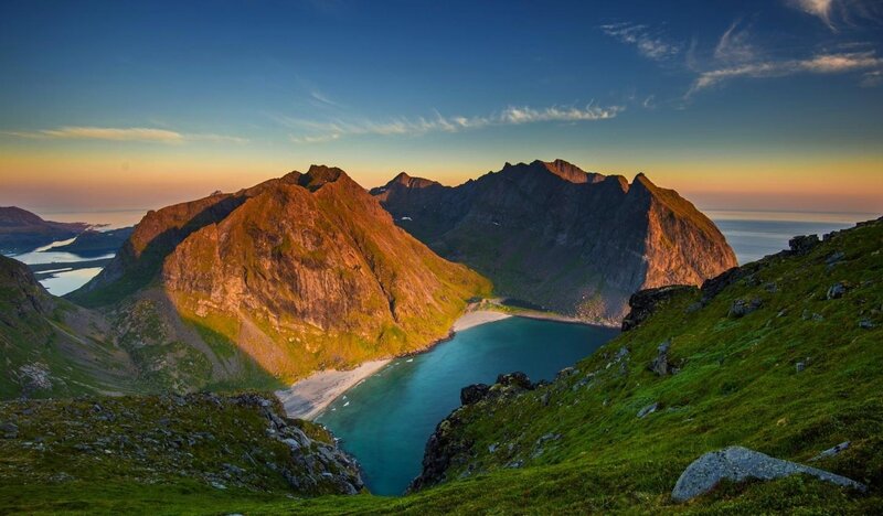 Mountainous Coastal Bay