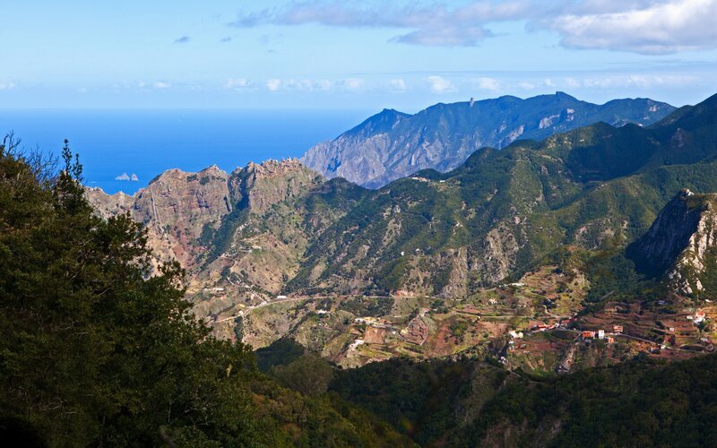 mountainous coastal landscape