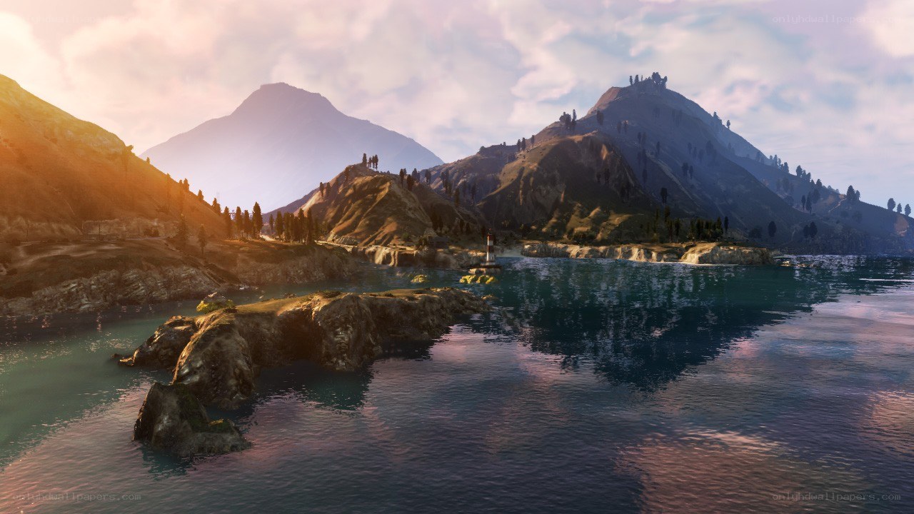 mountainous coastal landscape
