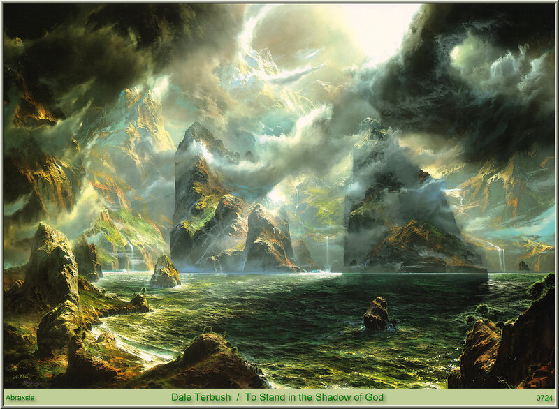 Mountainous Coastline — Green