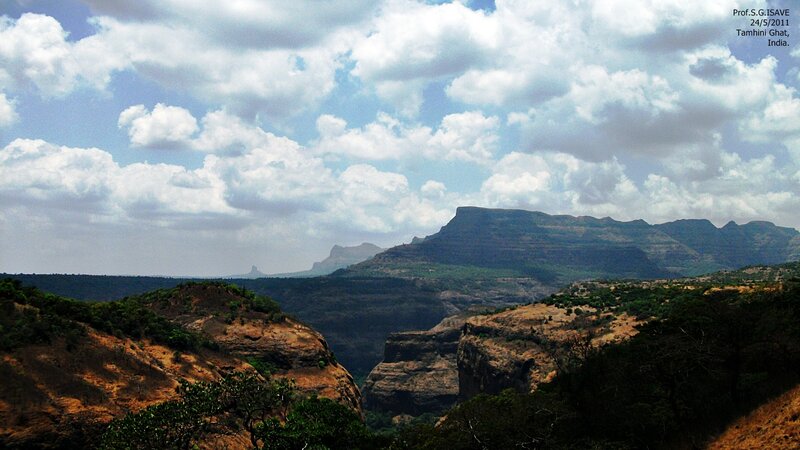 Mountainous Landscape — Blue, Dramatic
