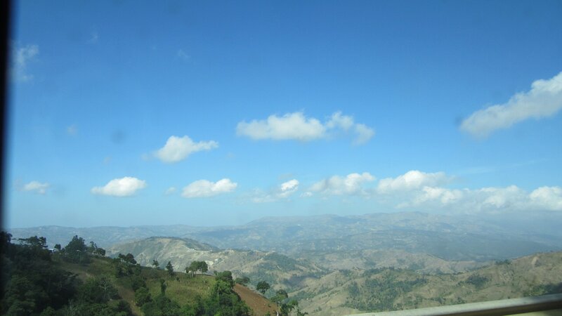 Mountainous Landscape — Blue, Serene, Afternoon, Photograph, Hills, Clouds