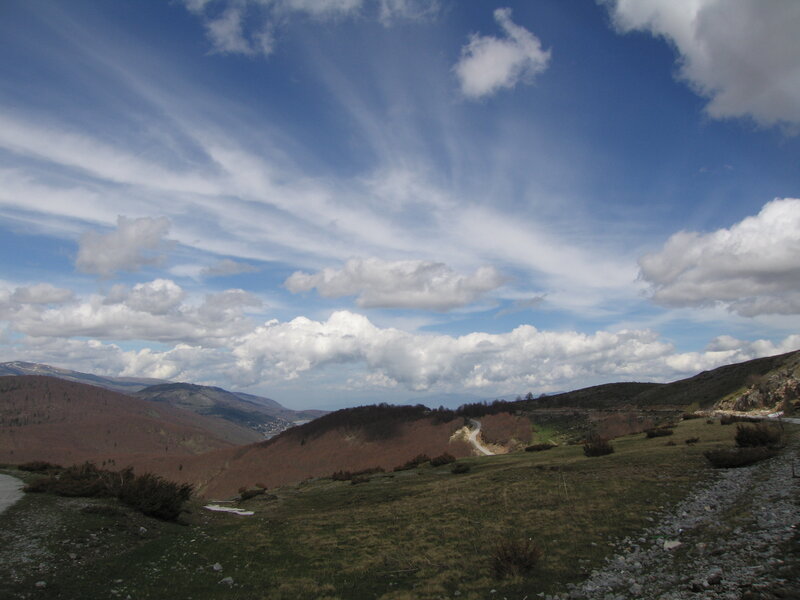 Mountainous Landscape — Blue