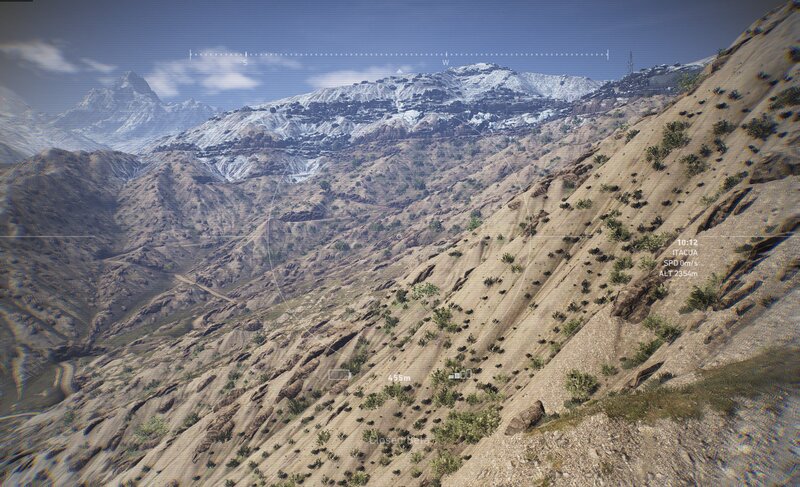 Mountainous Landscape — Brown, Dramatic, Afternoon
