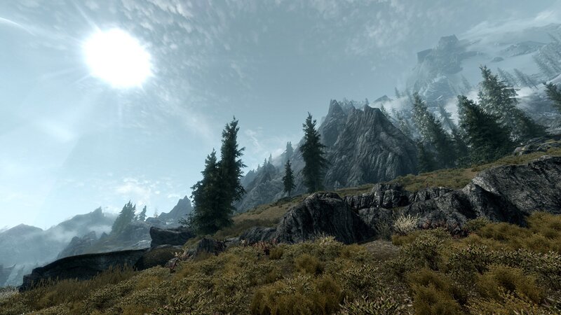 Mountainous Landscape — Gray, Serene, Afternoon