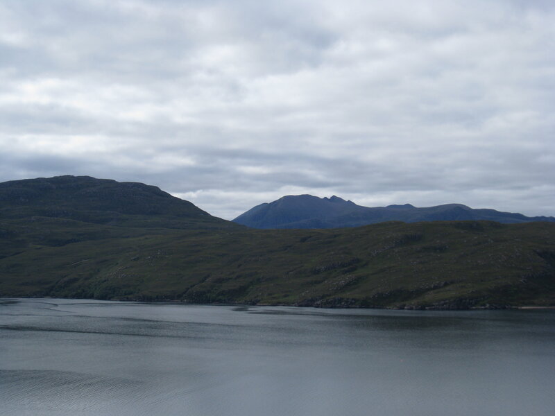 Mountainous Landscape — Green, Overcast, Photograph
