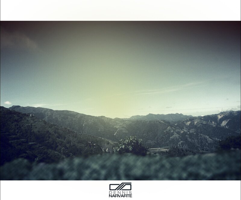 Mountainous Landscape — Green, Serene, Afternoon, Photograph, Mountains, Sky