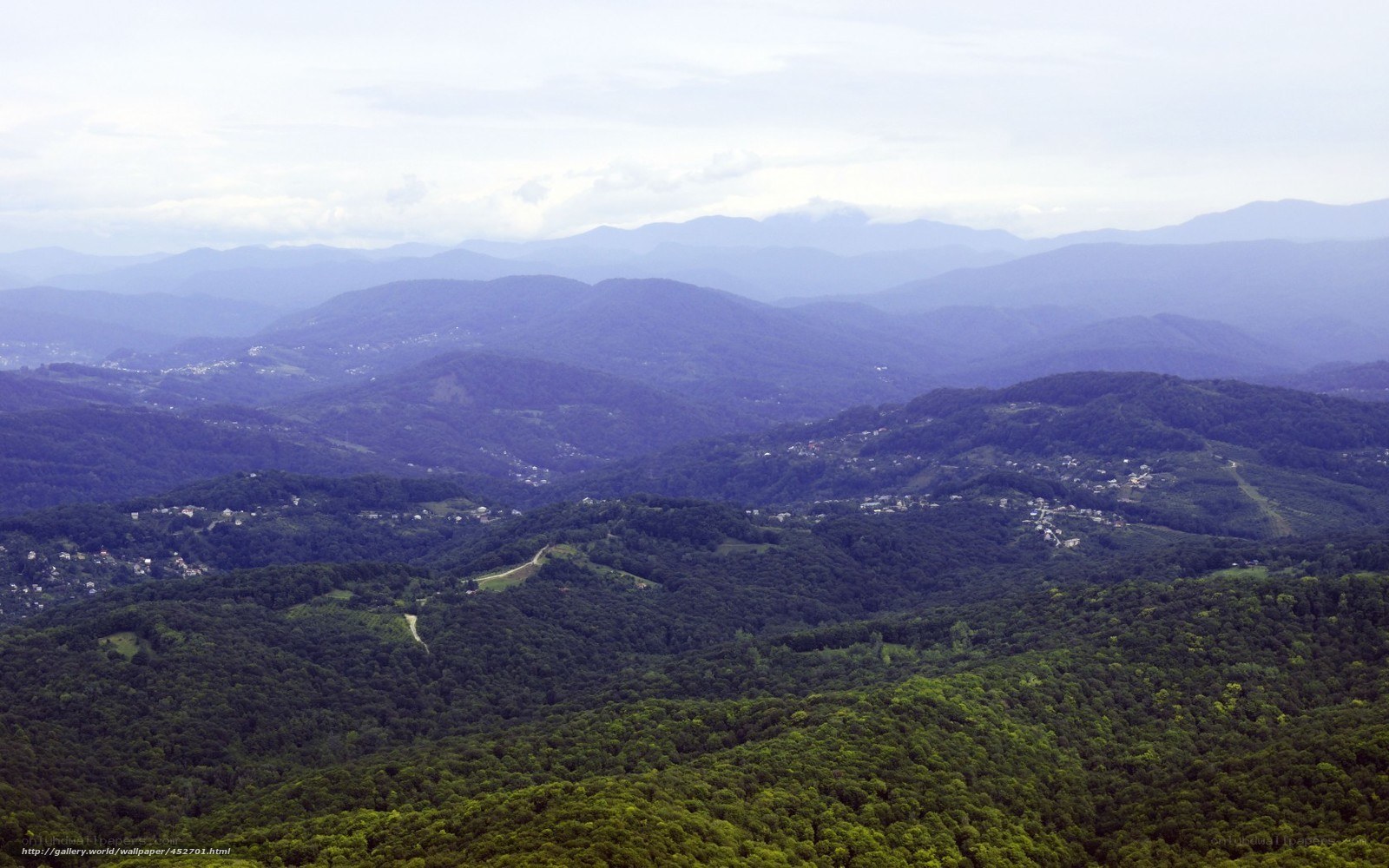 Mountainous landscape view
