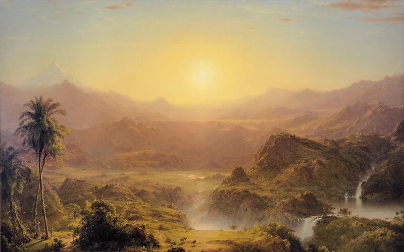 Mountainous Landscape — Yellow