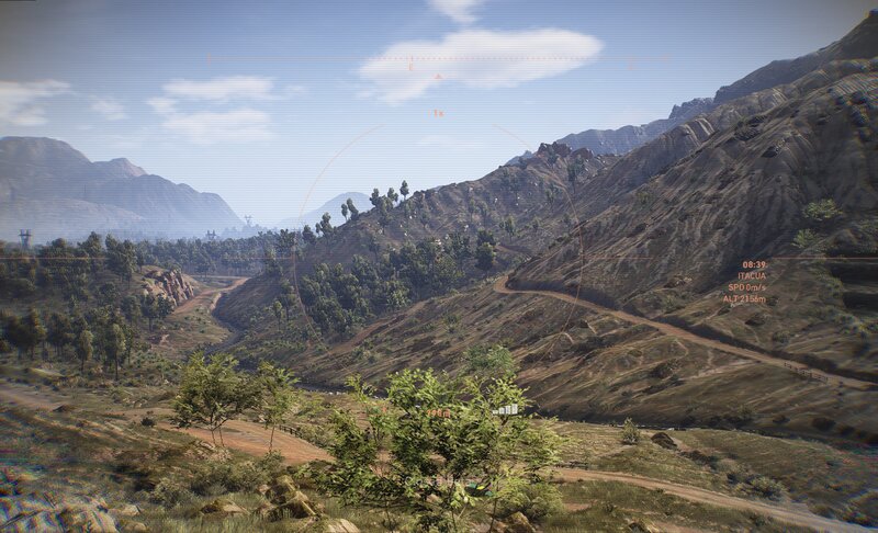 Mountainous Valley Landscape — Green, Serene, Afternoon, 3d Render