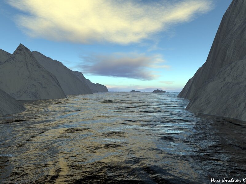 Mountainous Waterway