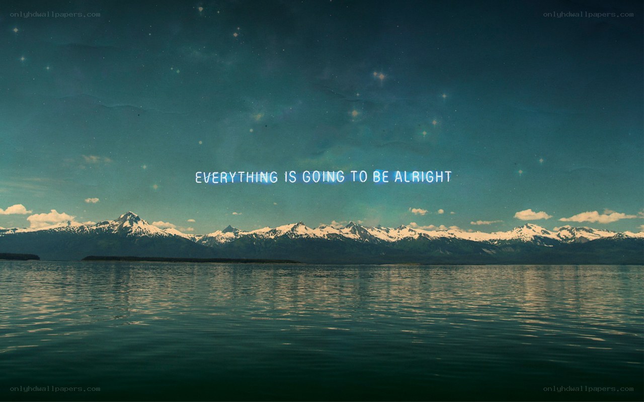 mountains and lake at night