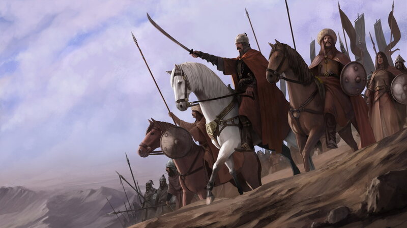 Mounted Warriors on Horseback