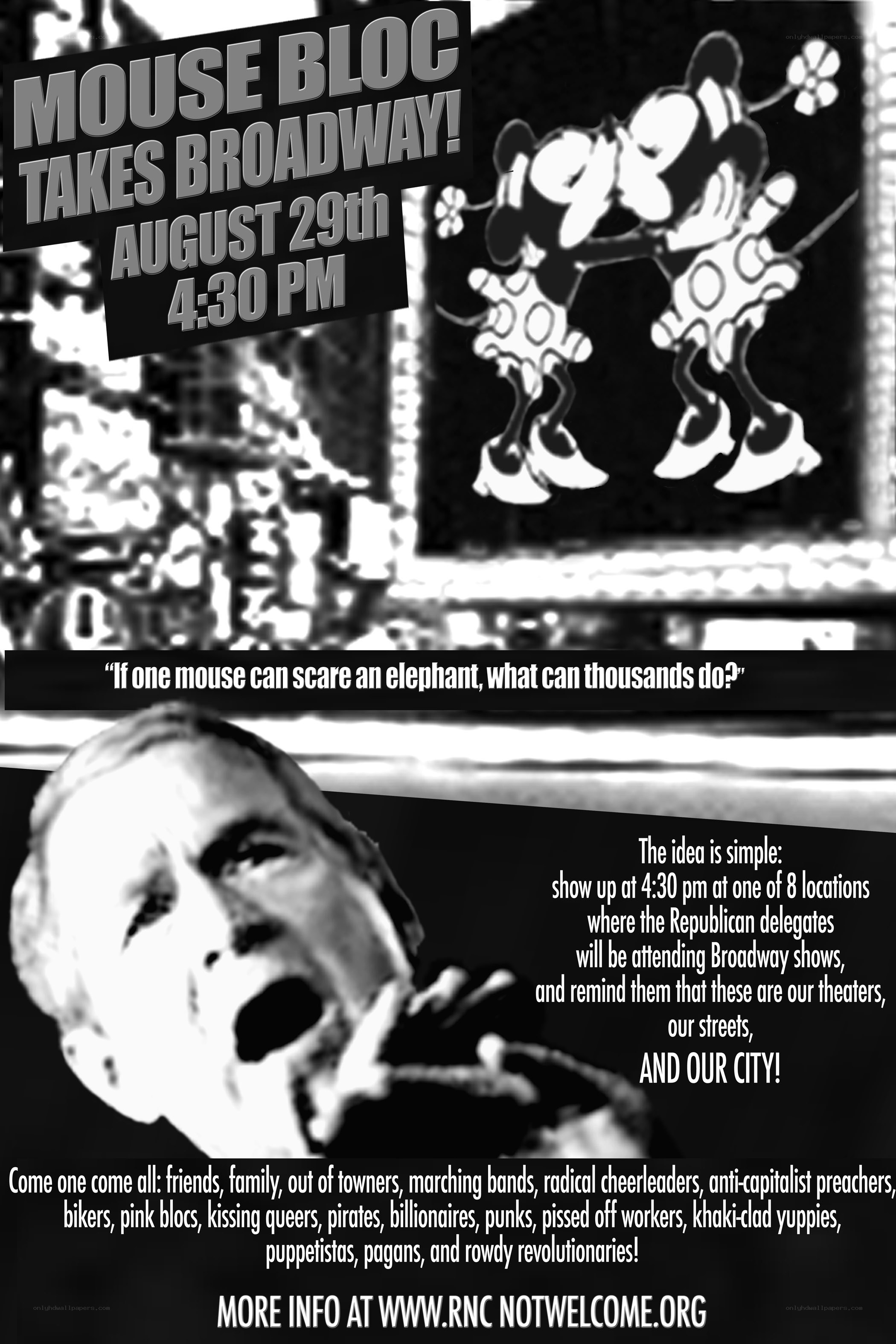 Mouse Bloc Takes Broadway