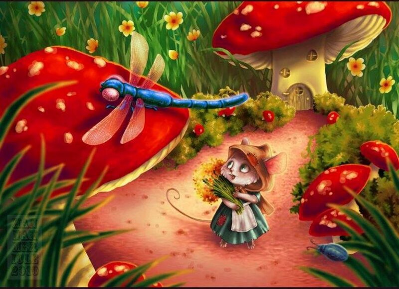 Mouse in a Garden