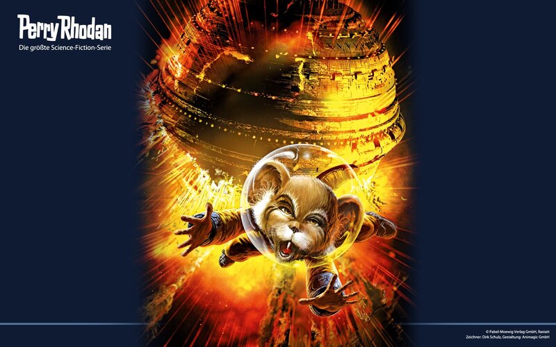 Mouse in Space Suit — Yellow
