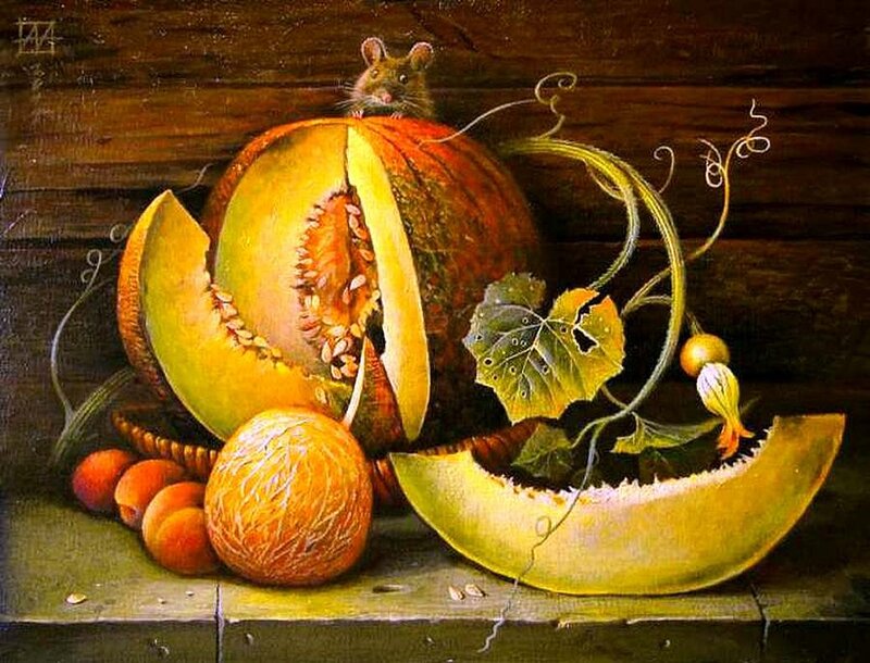 Mouse on Melon
