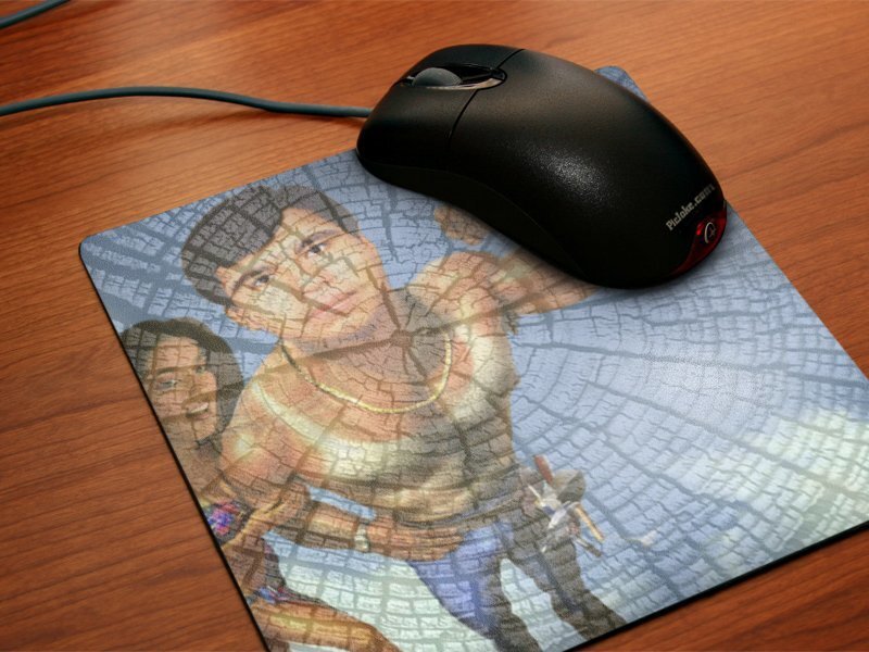 mouse pad with character art