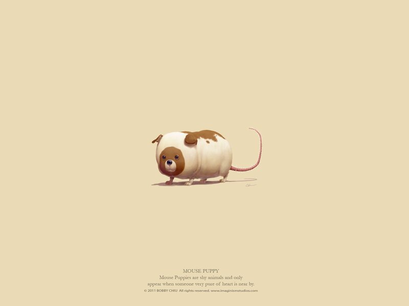 Mouse Puppy character art