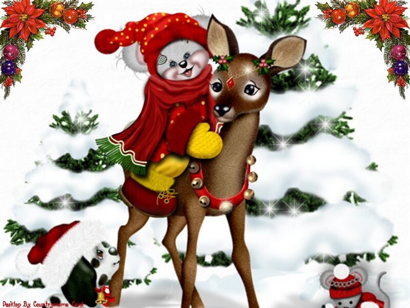 Mouse Riding Deer