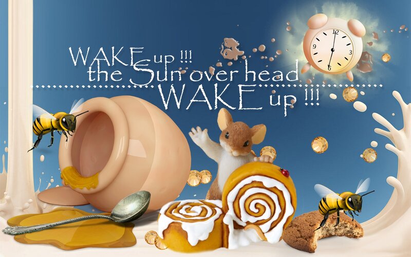 Mouse with Pastries