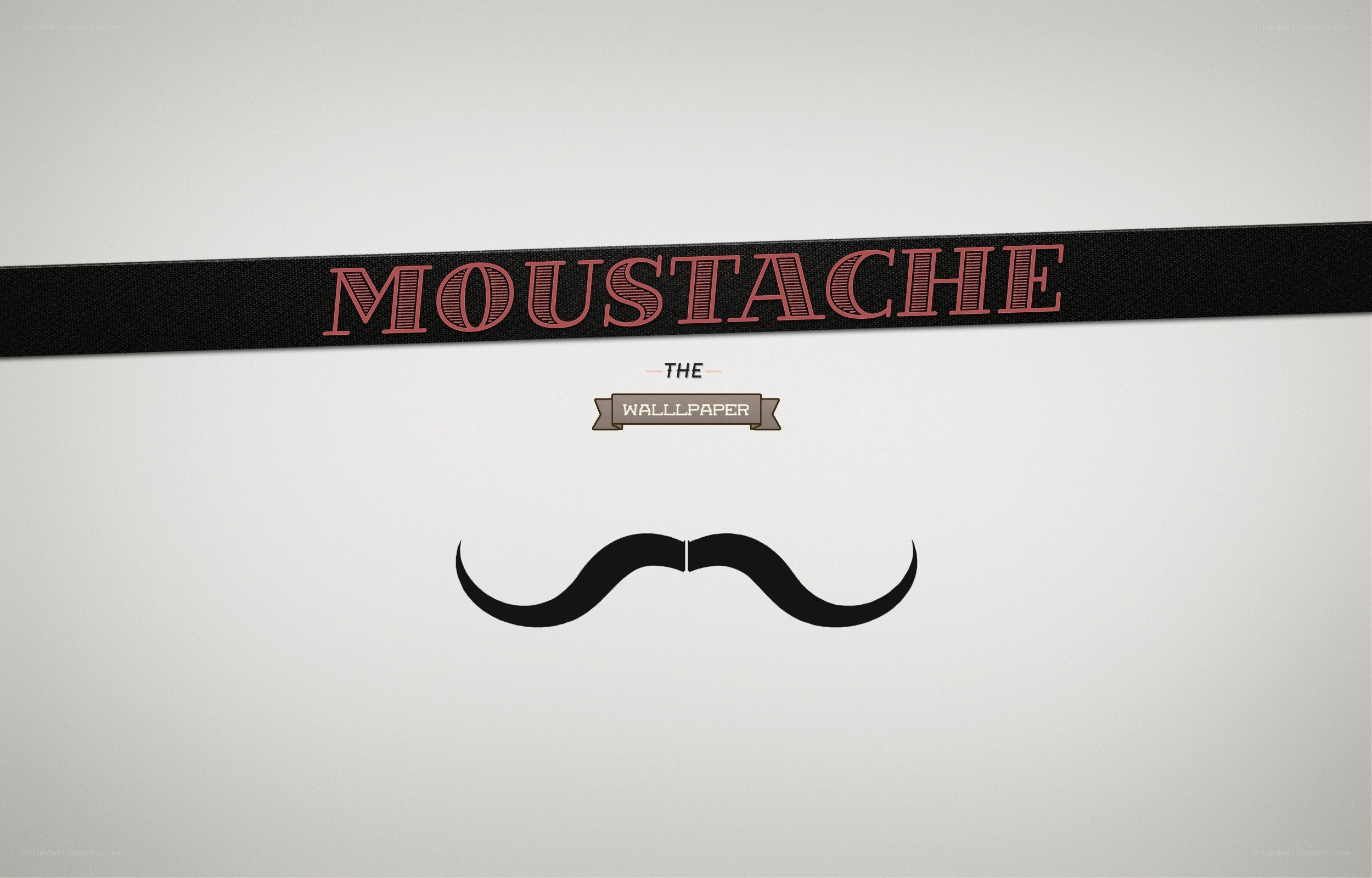 Moustache wallpaper design