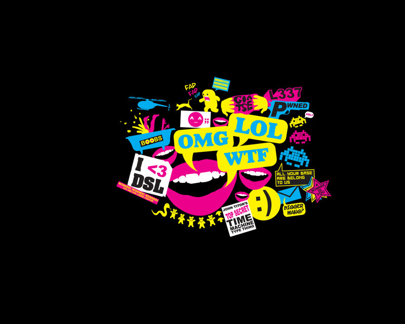 Mouth with Internet Slang