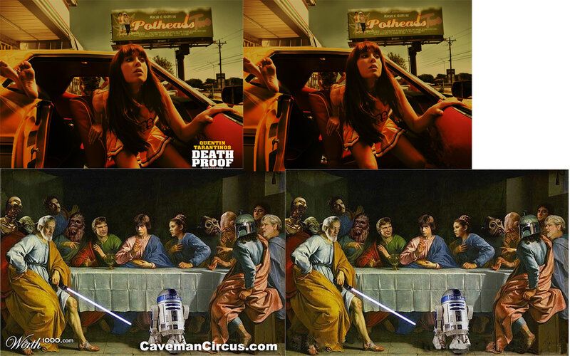 Movie and art parodies