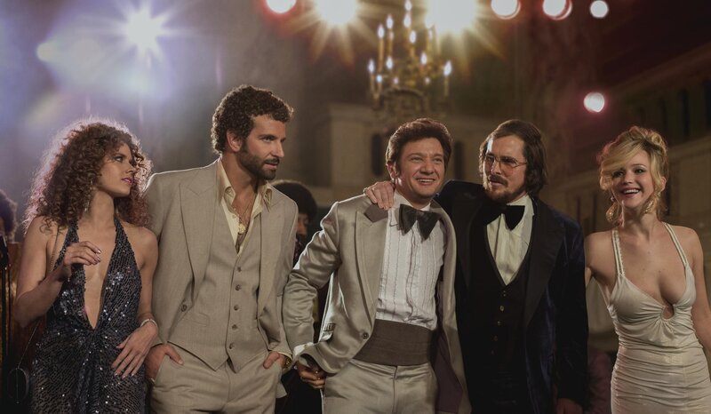 Movie cast at a gala event
