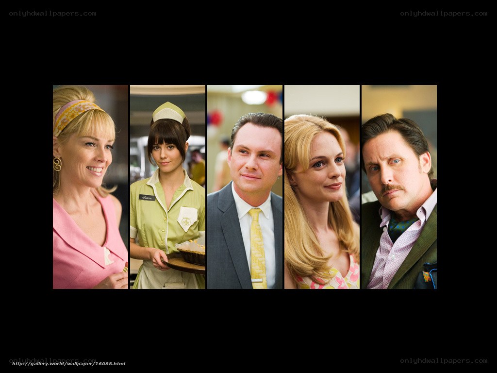 Movie character portraits collage