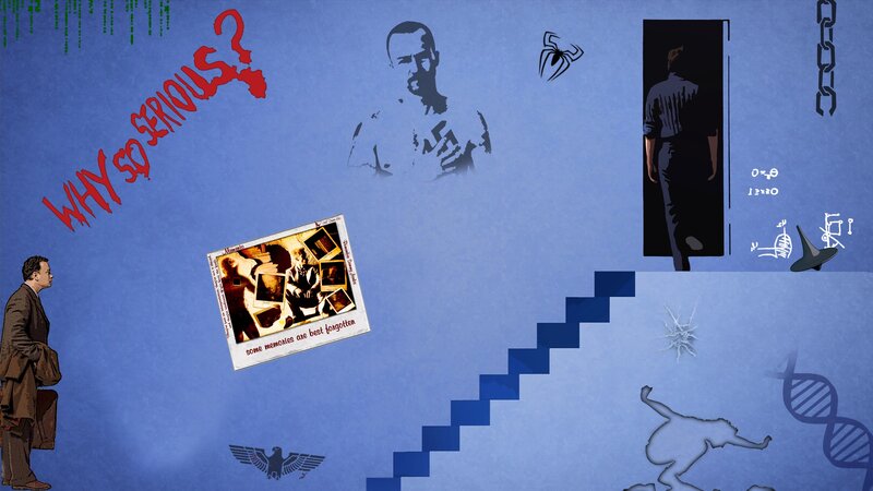 movie collage with quotes