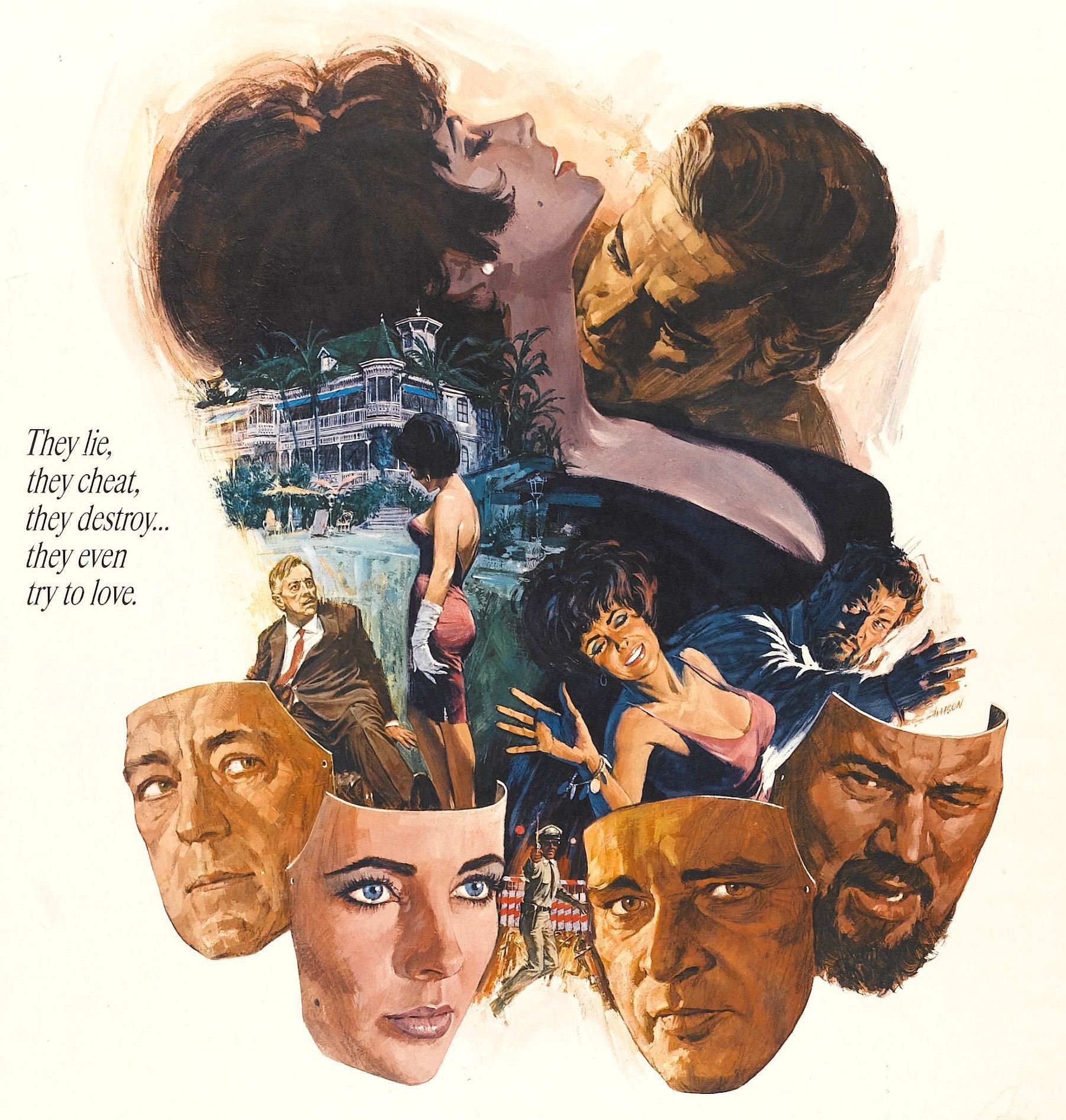 Movie poster collage art