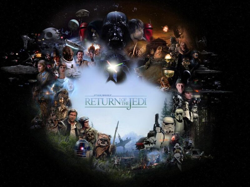 Movie Poster Collage — Black, Dramatic, Illustration