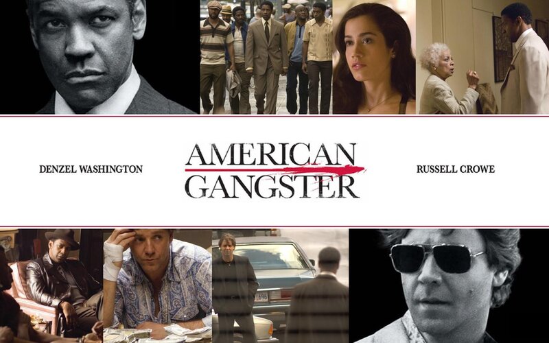 Movie Poster Collage — Black, Dramatic, Photograph, Denzel Washington