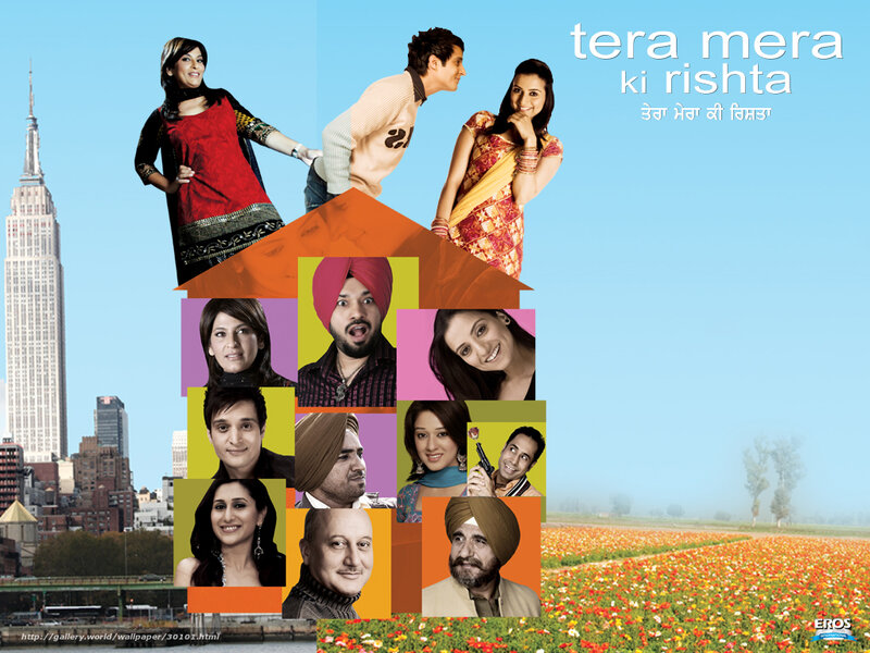 Movie Poster Collage — Blue, Bright, Cheerful