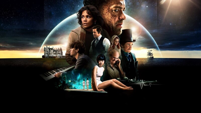 Movie Poster Collage — Blue, Dramatic, Night, Illustration, Piano