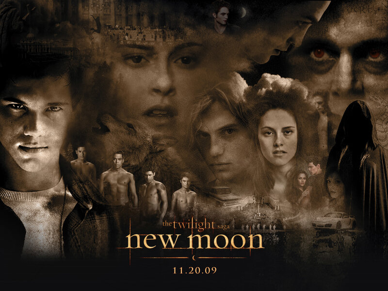 Movie Poster Collage — Brown, Dramatic, Night