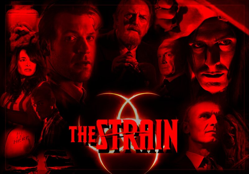 Movie Poster Collage — Red, Dark, Dramatic