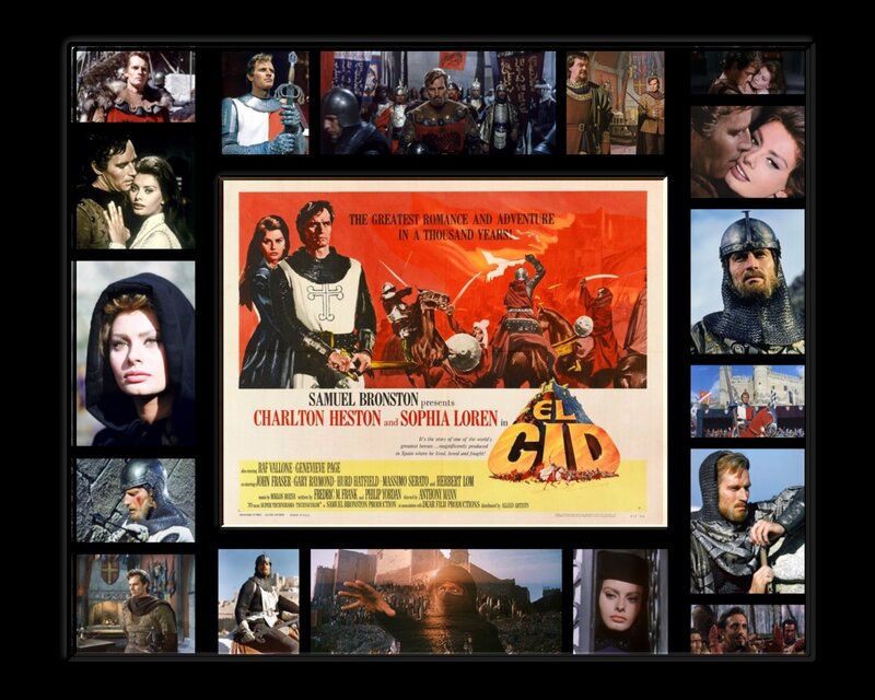 Movie Poster Collage — Red, Dramatic, Illustration, Film Scenes