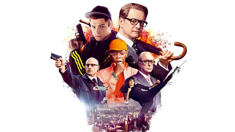 Movie Poster Collage — White, Dramatic, Illustration, Guns