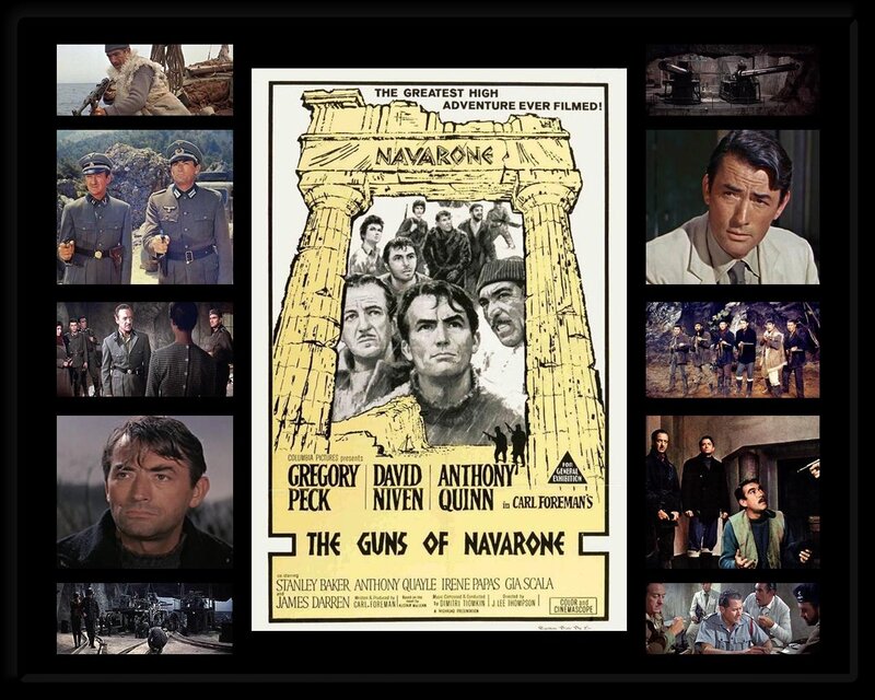 Movie Poster Collage — Yellow, Dramatic, Illustration