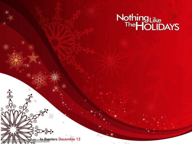 Movie Poster Design — Red, Festive