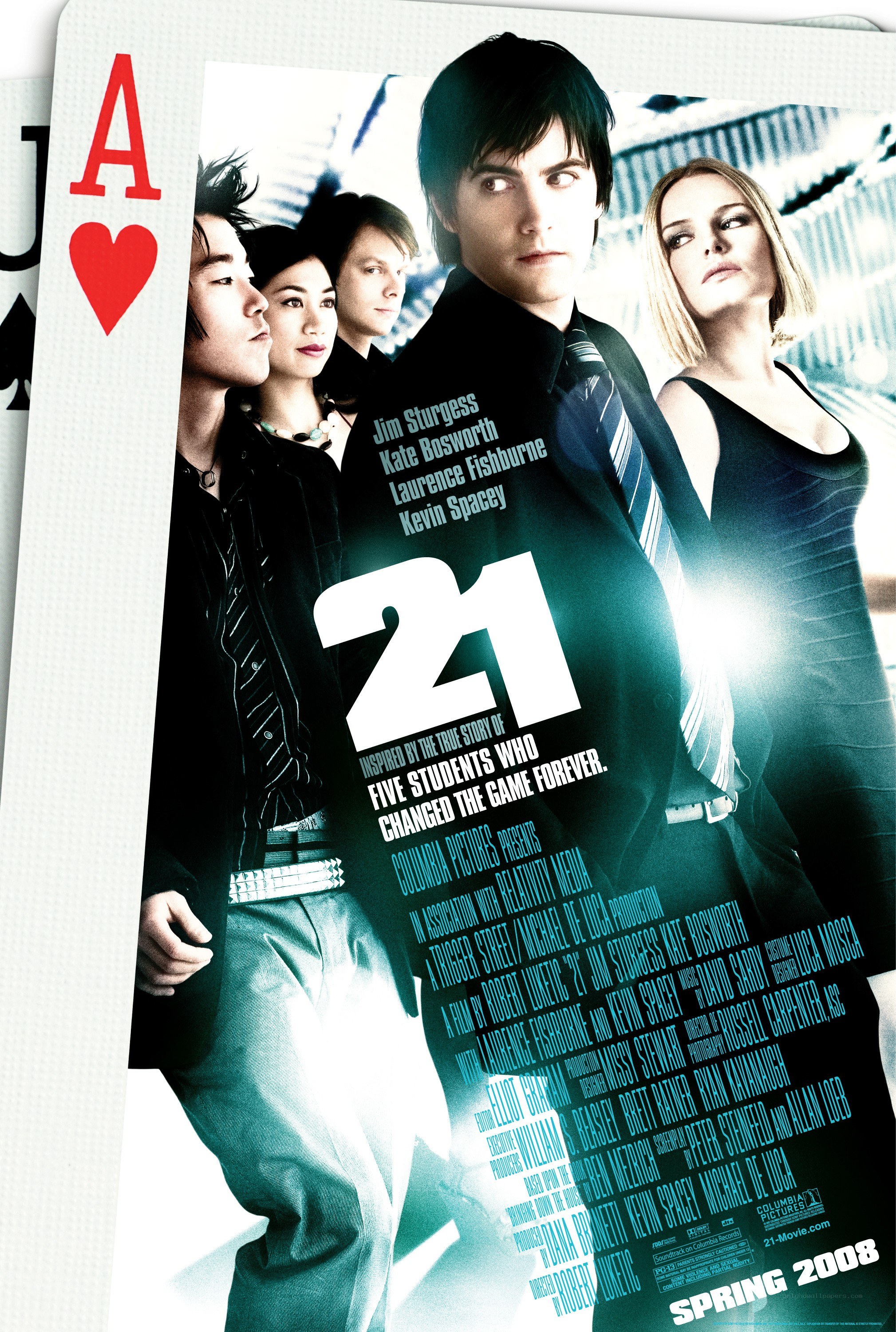 Movie poster for '21'
