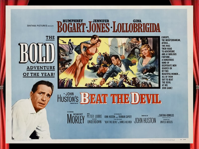 Movie Poster for Beat the Devil — Blue