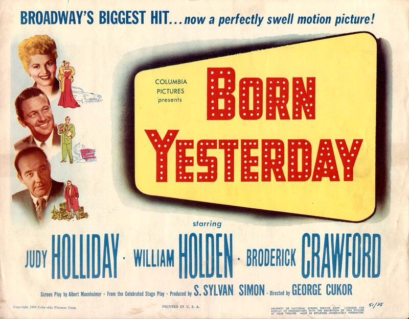 Movie Poster for Born Yesterday