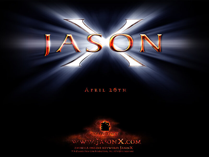 Movie Poster for Jason X — Black