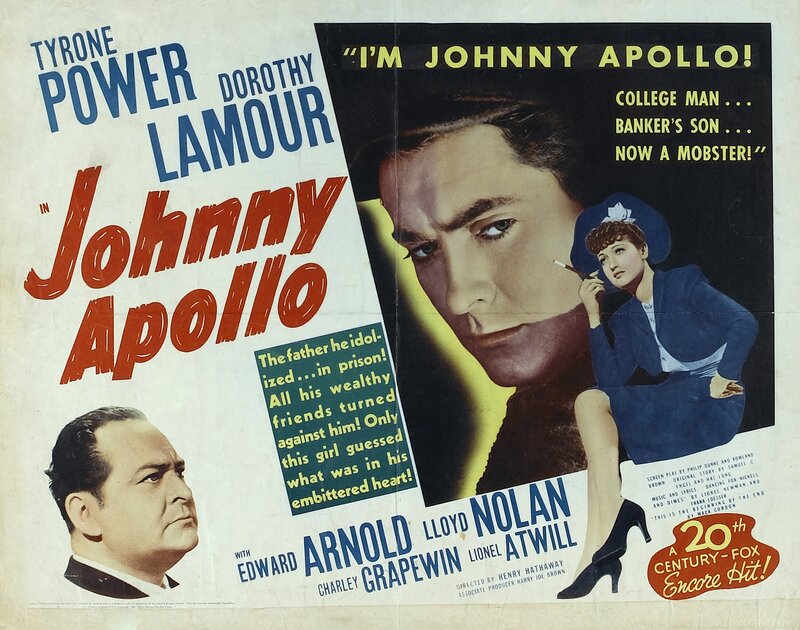 Movie Poster for Johnny Apollo