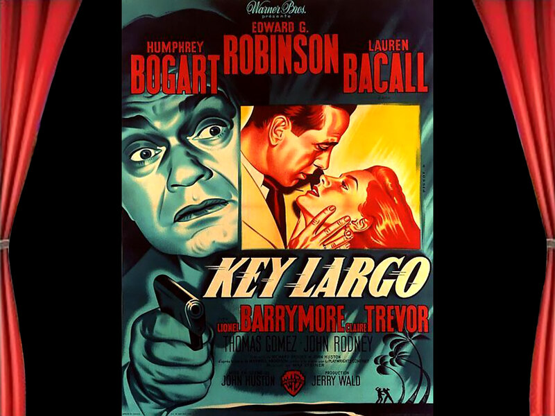 Movie Poster for Key Largo — Red