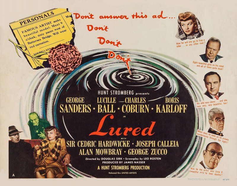 Movie Poster for Lured